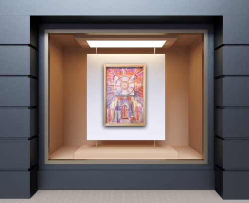 Ornate Memories | Mixed Media by Shazia Imran | AAD Art Gallery - Australian Art & Design in The Rocks. Item made of canvas