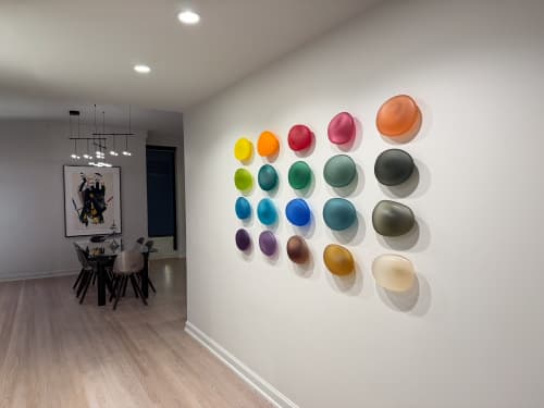 Sweet Order | Glasswork in Wall Treatments by Jeffries Glass. Item made of glass compatible with minimalism and mid century modern style