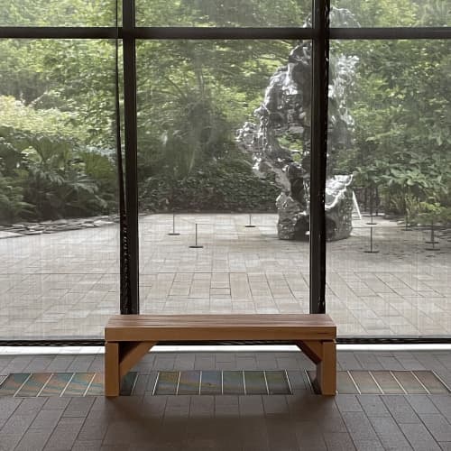 Hover Bench | Benches & Ottomans by Furbershaworks | de Young Museum in San Francisco. Item made of wood works with minimalism & contemporary style