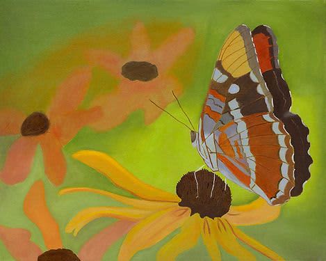 Duke L'Orange - Vibrant Giclée Print | Prints in Paintings by Michelle Keib Art. Item made of paper