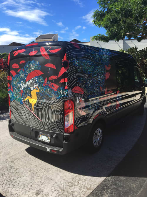 ANDAZ RESORT - Airport Transfer Vehicle Decal | Murals by Kris Goto. Item composed of synthetic