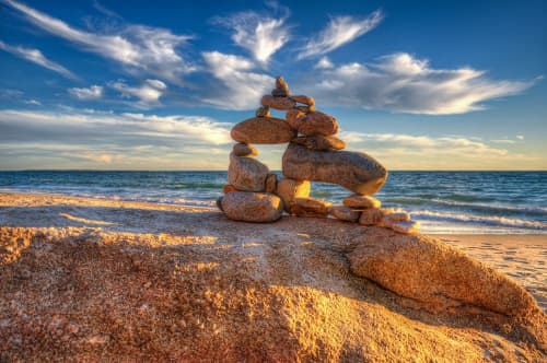 Aquinnah Rocks | Photography by Judy Reinford. Item made of paper