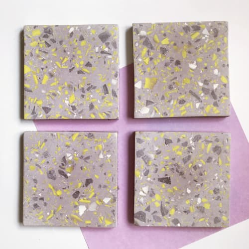 BOGA Terrazzo Coaster Set | Tableware by Lucy Barfoot