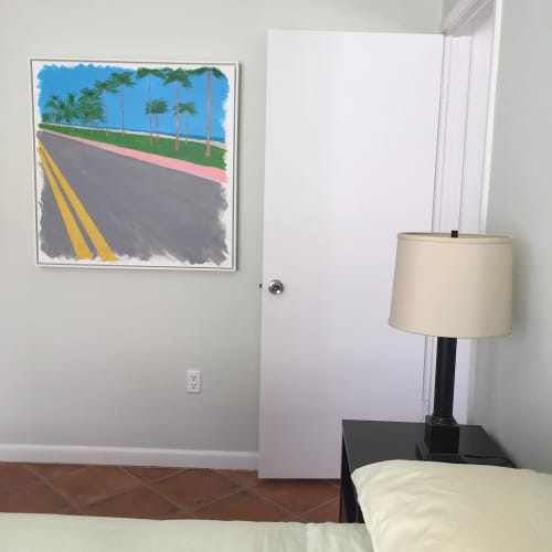 Beyond the Coral Sidewalk | Oil And Acrylic Painting in Paintings by Paul Pedulla