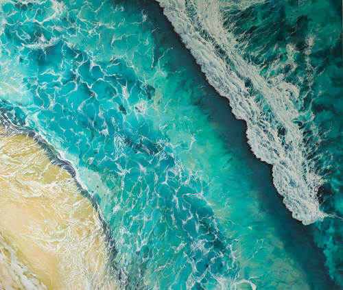 Patience | Oil And Acrylic Painting in Paintings by Amanda Szopinski | Gallery District, San Jose de Cabo in San José del Cabo. Item composed of canvas and synthetic