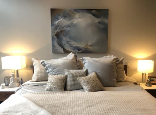 Chasm Oil Painting | Oil And Acrylic Painting in Paintings by Melanie Warsinske Art. Item made of canvas with synthetic