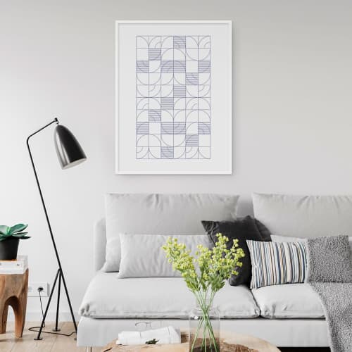 Geometric Harvest Art Print | Prints by Michael Grace & Co. | Seattle, WA in Seattle. Item composed of paper