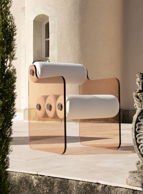 MW Designer Furniture | Accent Chair in Chairs by MW Designer Furniture. Item made of glass compatible with boho and contemporary style