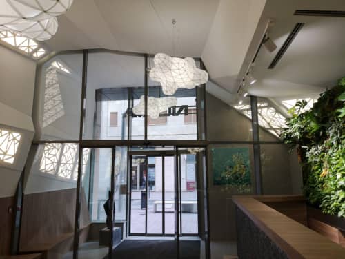 Cloud Light 125 Corvin Towers Office, Futureal 10. Lobby | Chandeliers by ADAMLAMP | Spaces - Budapest, Spaces Corvin Towers in Budapest