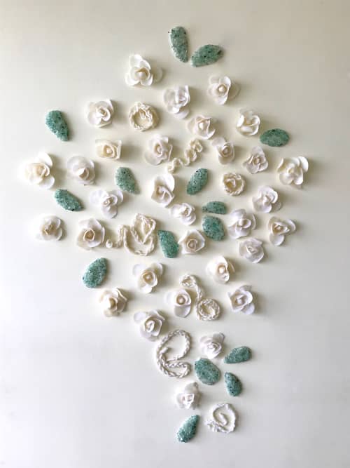 Moon wings | Wall Sculpture in Wall Hangings by Lucia Warck-Meister. Item made of glass