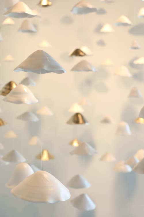 Floating Garden | Wall Sculpture in Wall Hangings by Lucrecia Waggoner. Item composed of ceramic