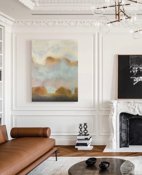 MESQUITES AT SUNDOWN Giclée (Open Edition) | Prints by Stacey Warnix Studio. Item composed of canvas and metal in contemporary or modern style