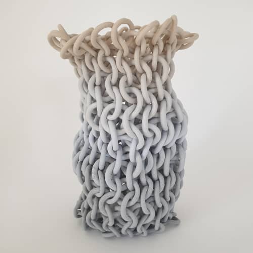 It takes two to tango I | Sculptures by Cecil Kemperink. Item composed of stoneware