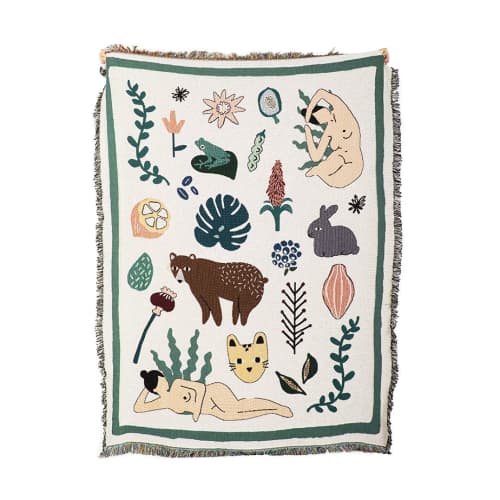 GENESIS - Woven Throw Blanket- Day 6 | Linens & Bedding by Studio NAMA