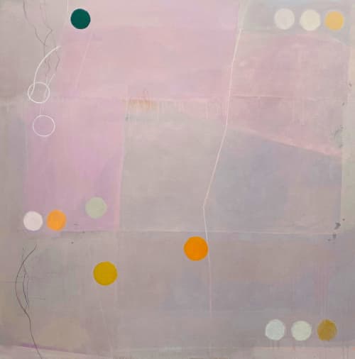 Dancing Through Space & Time SOLD | Oil And Acrylic Painting in Paintings by Ele Pack. Item made of canvas