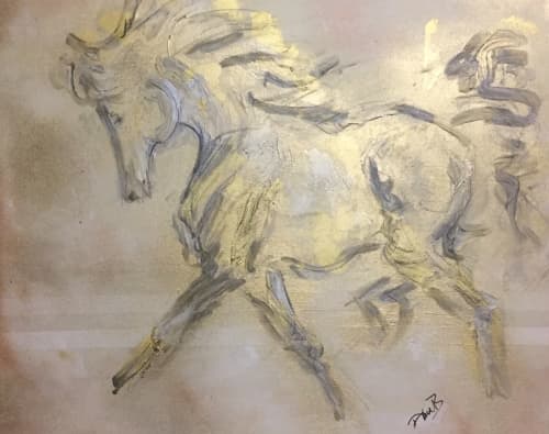 Fancy That | Oil And Acrylic Painting in Paintings by Donna B Fine Art, Donna Bernstein, Artist. Item composed of canvas & synthetic