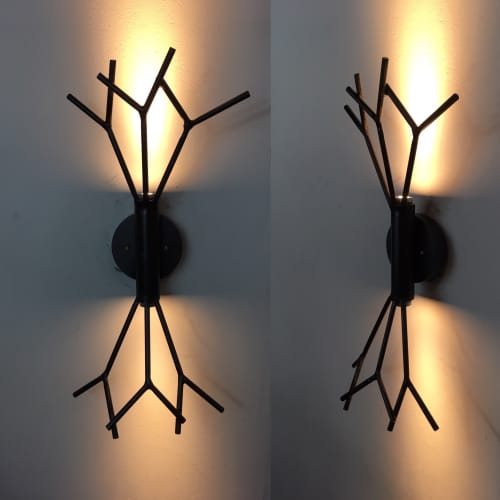 LED Twig Sconce by CP Lighting at Hotel Vermont, Burlington Wescover