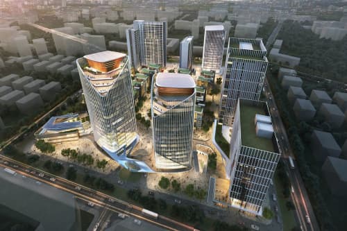 10 Design | China-Israel Industrial and Creative Centre | Architecture by 10 DESIGN