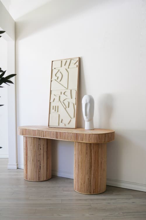Hieroglyphs III | Wall Sculpture in Wall Hangings by Blank Space Studios. Item composed of oak wood compatible with modern style