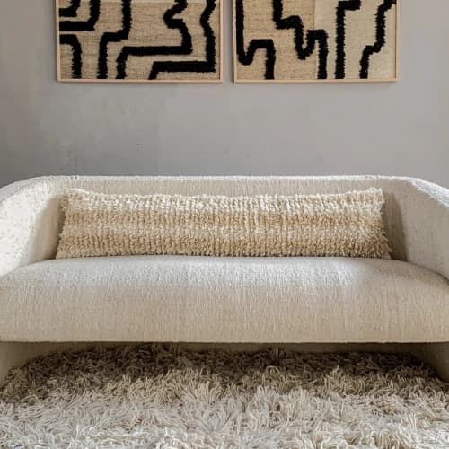 Linear II Wool Pillow Cover | Pillows by Meso Goods. Item made of cotton