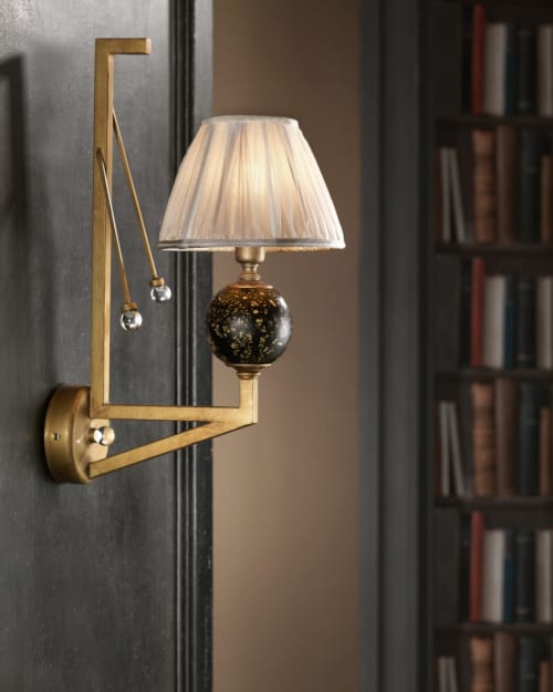 Hd 024 | Sconces by Gallo. Item made of steel with glass