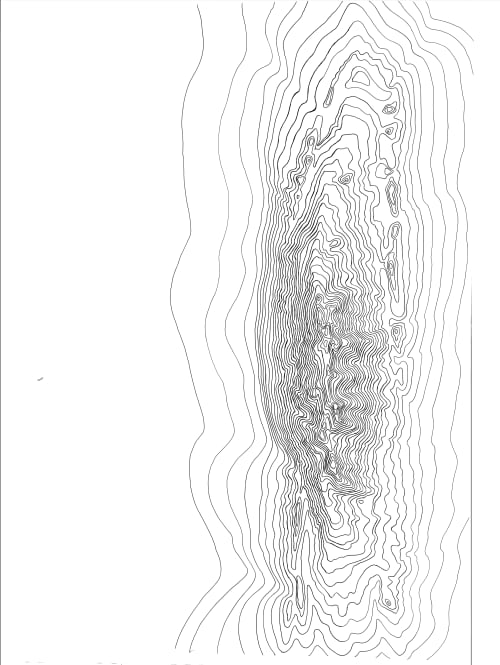 Custom Map for Dubai Hotel | Prints by Erik Linton. Item composed of paper