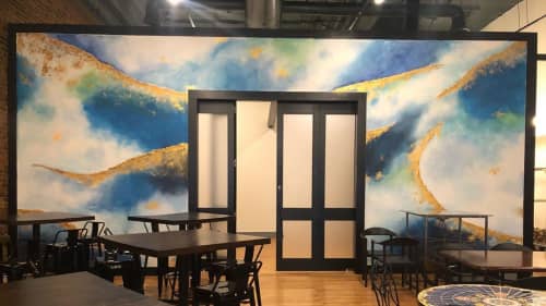 Indoor Mural | Murals by Drafts by Ola | Yada on Franklin in Clarksville. Item made of synthetic