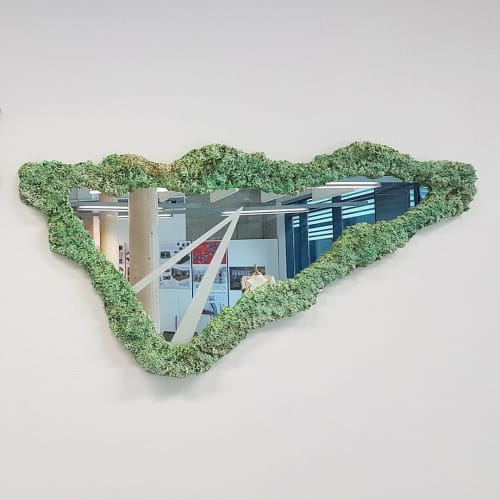 Sandblasted Mirror | Decorative Objects by Gavin Stanley Keightley | Plymouth in Plymouth. Item composed of glass and synthetic