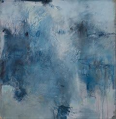 Water and Light : Becoming | Oil And Acrylic Painting in Paintings by Stephanie Visser. Item composed of canvas and synthetic