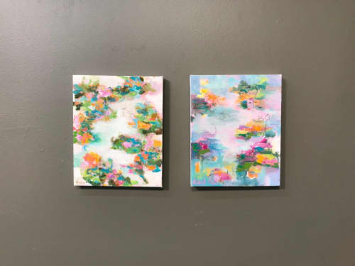 Seagrass and ocean inspired art | Paintings by Nedret Andre
