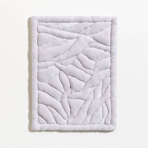 Veiled in Mist I | Wall Sculpture in Wall Hangings by Sienna Martz. Item made of fabric works with boho & contemporary style