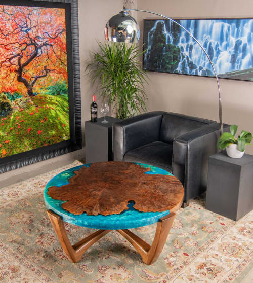 Atlas | Coffee Table in Tables by Cline Originals. Item composed of walnut in minimalism or japandi style