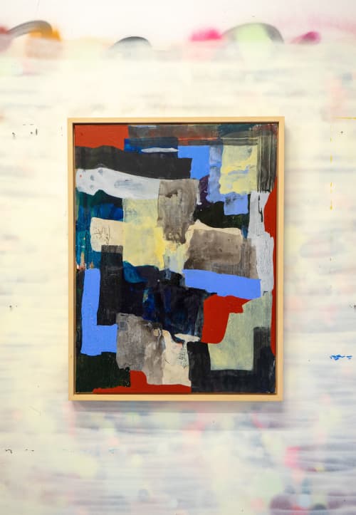Astralrise | Oil And Acrylic Painting in Paintings by Kori Gabs. Item composed of canvas & synthetic