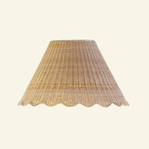 Mimi Scalloped Lampshade (XL) by Hastshilp Wescover Lighting