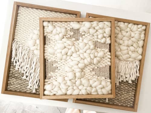 Framed Woven Panel no.9 | Wall Hangings by FIBROUS | The Line Hotel in Austin