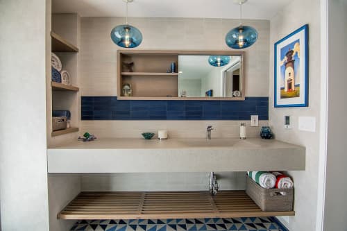 Aurora Pendant | Pendants by Niche | Private Residence, West Hollywood in West Hollywood. Item made of glass