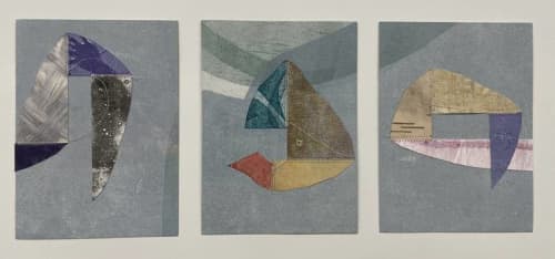 Repair | Collage in Paintings by Susan Smereka. Item made of paper compatible with contemporary style