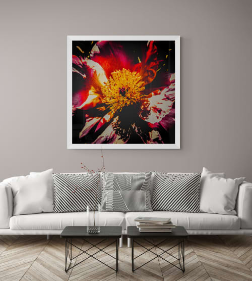 Fire Flower No. 1 | Prints by Anna Jaap Studio. Item made of paper