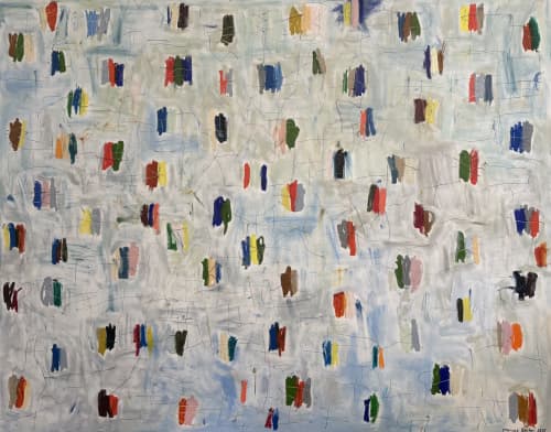 Cadence of Colors — Large Original Abstract Painting | Oil And Acrylic Painting in Paintings by Marcus Bacher