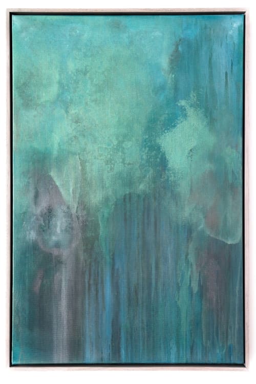 Renew | Mixed Media in Paintings by El Løvaas. Item made of canvas