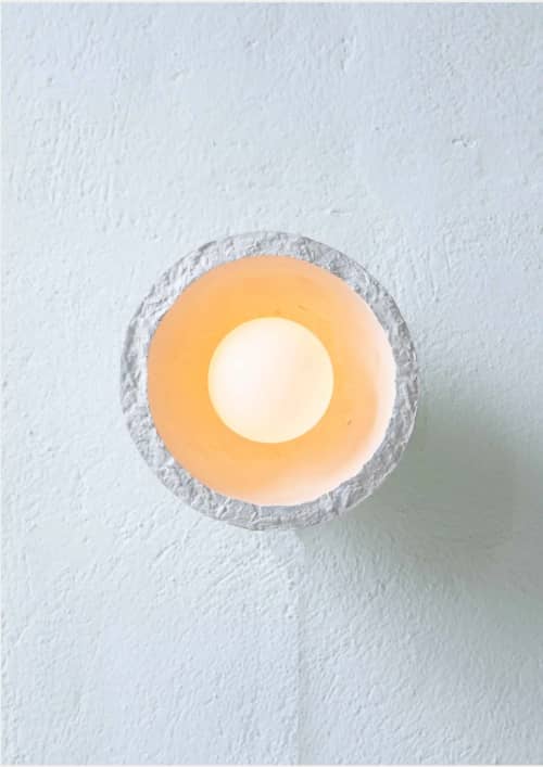 MushLume Cup Light Sconce - Large | Sconces by MushLume Lighting. Item in contemporary style