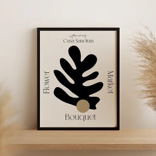Bouquet | Prints by Casa Sanctum. Item composed of paper in minimalism or contemporary style