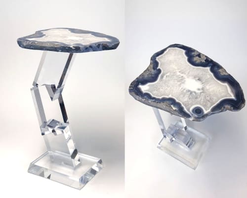 Brick-A-Brack acrylic table | Side Table in Tables by Ron Dier Design | Philharmonic House of Design in Ritz cove, Orange County, California in Dana Point. Item made of synthetic