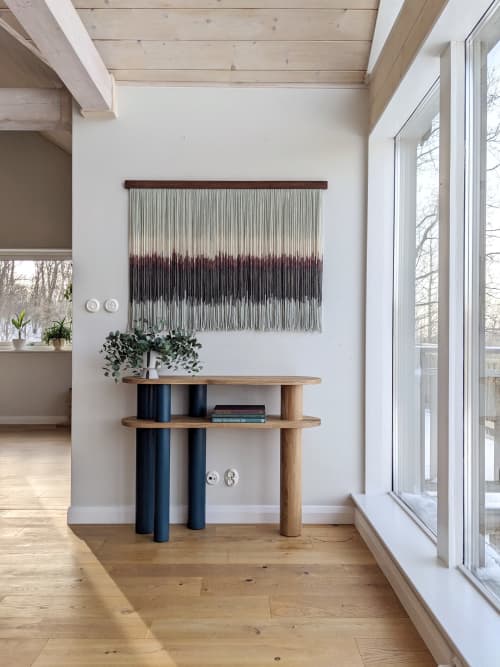 Reflections #2 | Macrame Wall Hanging in Wall Hangings by Kat | Home Studio. Item composed of wool and fiber in minimalism or mid century modern style