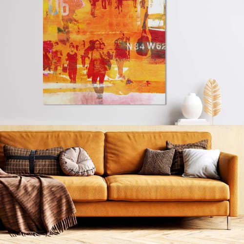 HUMAN CROWD V | Prints by Sven Pfrommer. Item composed of canvas in urban style