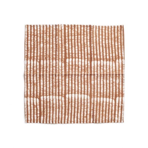 Oak Brown Cotton Table Napkin ( set of 4 ) | Linens & Bedding by Studio Variously. Item composed of cotton