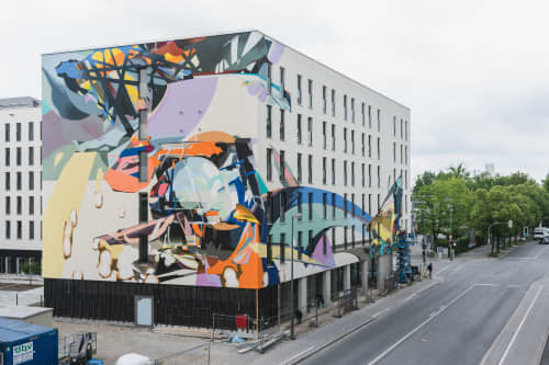 Collission | Murals by SatOne | NYX Hotel Munich in München