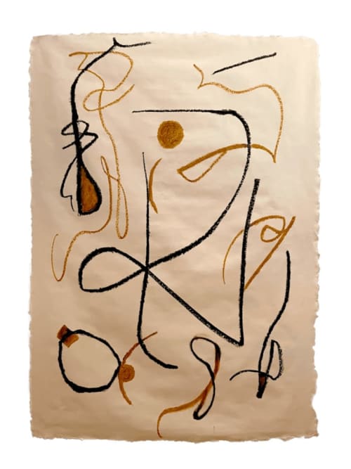 Fraction | Oil And Acrylic Painting in Paintings by María Utzella. Item compatible with minimalism style