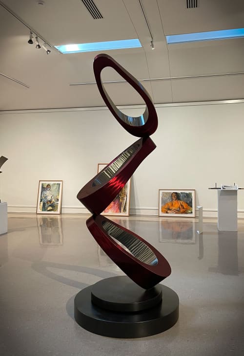 Flux Brandy Wine Edition | Sculptures by Innovative Sculpture Design. Item composed of steel