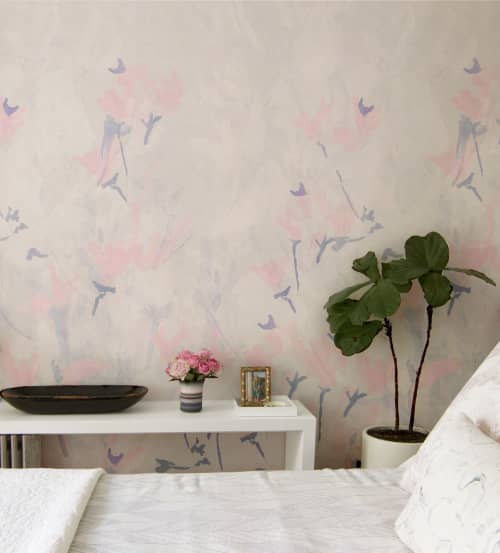 Desert Rose - Tumbleweed Mural Wallpaper | Wall Treatments by BRIANA DEVOE. Item composed of paper